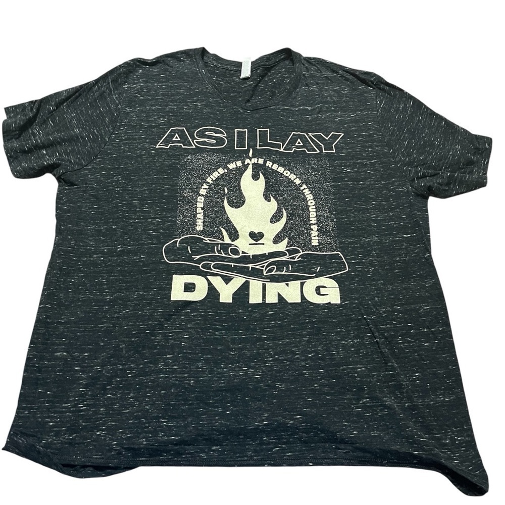 As I Lay Dying band merch Shaped by fire tour ladies Size XL metal 2000 Y2K